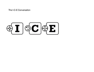 ICE THE I-C-E CONVERSATION logo