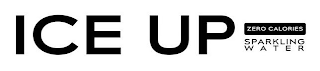 ICE UP ZERO CALORIES SPARKLING WATER logo