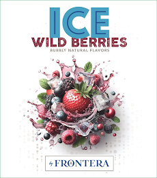 ICE WILD BERRIES BUBBLY NATURAL FLAVORS BY FRONTERA logo