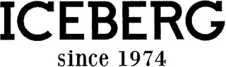 ICEBERG SINCE 1974 logo