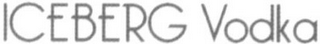 ICEBERG VODKA logo