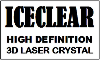 ICECLEAR HIGH DEFINITION 3D LASER CRYSTAL logo