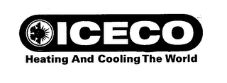 ICECO HEATING AND COOLING THE WORLD logo