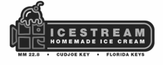 ICESTREAM HOMEMADE ICE CREAM MM 22.8 CUDJOE KEY FLORIDA KEYS logo