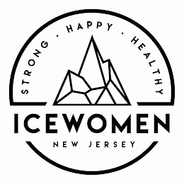 ICEWOMEN NEW JERSEY STRONG · HAPPY · HEALTHY logo