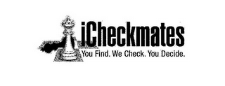 ICHECKMATES YOU FIND. WE CHECK. YOU DECIDE. logo