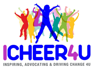 ICHEER4U INSPIRING, ADVOCATING & DRIVING CHANGE 4U logo