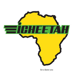 ICHEETAH FOR A FASTER YOU logo