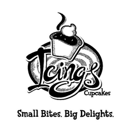 ICINGS CUPCAKES SMALL BITES. BIG DELIGHTS. logo