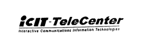 ICIT-TELECENTER INTERACTIVE COMMUNICATION INFORMATION TECHNOLOGIES logo