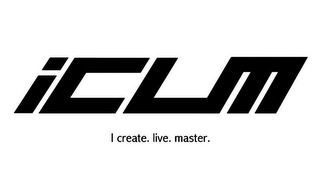 ICLM I CREATE. LIVE. MASTER. logo
