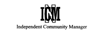 ICM INDEPENDENT COMMUNITY MANAGER logo