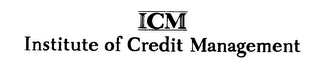 ICM INSTITUTE OF CREDIT MANAGEMENT