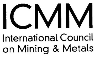 ICMM INTERNATIONAL COUNCIL ON MINING & METALS logo