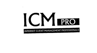ICMPRO INTERNET CLIENT MANAGEMENT PROFESSIONALS logo