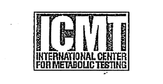ICMT INTERNATIONAL CENTER FOR METABOLIC TESTING logo