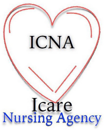 ICNA ICARE NURSING AGENCY logo