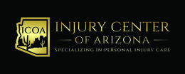 ICOA INJURY CENTER OF ARIZONA SPECIALIZING IN PERSONAL INJURY CARE logo