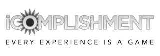 ICOMPLISHMENT EVERY EXPERIENCE IS A GAME logo