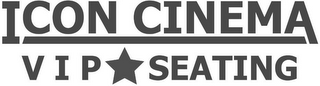 ICON CINEMA VIP SEATING logo