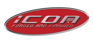 ICON FORGED AND FINISHED logo