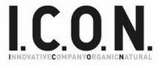 I.C.O.N. INNOVATIVECOMPANYORGANICNATURAL logo