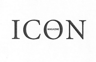 ICON MAGAZINE logo