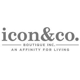 ICON&CO. BOUTIQUE INC. AN AFFINITY FOR LIVING logo