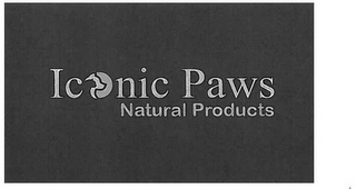 ICONIC PAWS NATURAL PRODUCTS logo