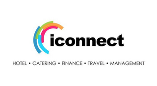ICONNECT HOTEL · CATERING · FINANCE · TRAVEL · MANAGEMENT logo