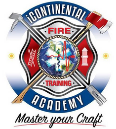 ICONTINENTAL FIRE TRAINING ACADEMY MASTER YOUR CRAFT logo