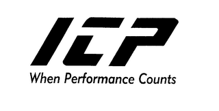 ICP WHEN PERFORMANCE COUNTS logo