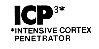 ICP3* *INTENSIVE CORTEX PENETRATOR logo