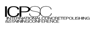 ICPSC INTERNATIONALCONCRETEPOLISHING &STAININGCONFERENCE logo