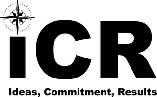 ICR IDEAS, COMMITMENT, RESULTS logo