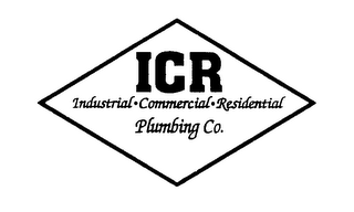 ICR INDUSTRIAL COMMERCIAL RESIDENTIAL PLUMBING CO. logo
