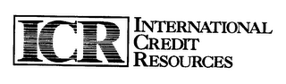 ICR INTERNATIONAL CREDIT RESOURCES logo