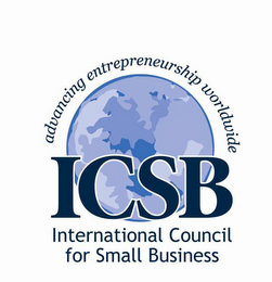 ICSB ADVANCING ENTREPRENEURSHIP WORLDWIDE INTERNATIONAL COUNCIL FOR SMALL BUSINESS logo
