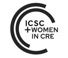 ICSC +WOMEN IN CRE logo