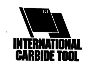ICT INTERNATIONAL CARBIDE TOOL logo