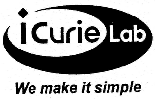 ICURIE LAB WE MAKE IT SIMPLE logo