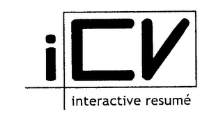 ICV INTERACTIVE RESUME logo