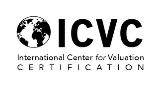 ICVC INTERNATIONAL CENTER FOR VALUATION CERTIFICATION logo