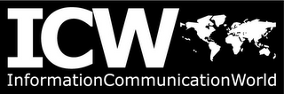 ICW INFORMATION COMMUNICATION WORLD logo