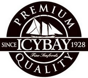ICYBAY SINCE 1928 PREMIUM QUALITY FINE SEAFOODS logo