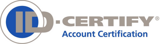 ID-CERTIFY ACCOUNT CERTIFICATION logo