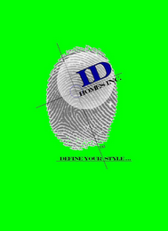 ID HOMES INC DEFINE YOUR STYLE logo