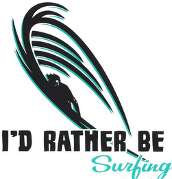 I'D RATHER BE SURFING logo