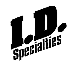 I.D. SPECIALTIES logo