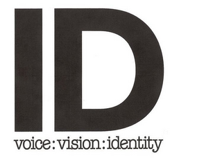 ID VOICE:VISION:IDENTITY logo